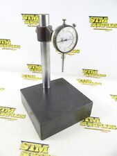 GRANITE BASE INDICATOR STAND 6" X 6" BASE + MITUTOYO INDICATOR 1" X .0005"  for sale  Shipping to South Africa