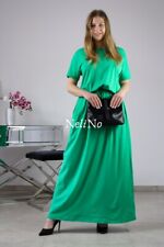 Długa sukienka z wiązaniem Adele Zielona na sprzedaż  PL