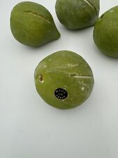 Frutas de mármore esculpidas em pedra de alabastro italiana - 4 figos comprar usado  Enviando para Brazil