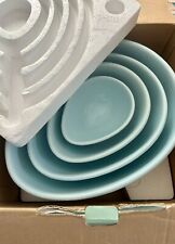 Usado, Conjunto de 4 tigelas de mistura em forma de ovo de cerâmica azul Robin Egg Nigella Lawson novo na caixa comprar usado  Enviando para Brazil