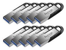 LOTE DE 10x SanDisk Ultra Flair 128 GB USB 3.0 SD 150MB/s SDCZ73-128G 128 GB, usado segunda mano  Embacar hacia Argentina