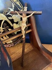 Vintage Wooden Cruscifix With Jesus for sale  Shipping to South Africa
