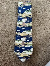 Snoopy fishing necktie for sale  North East