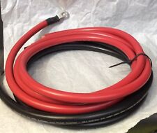 Cable de alimentación Aims 3 ft E257305, 1/0 AWG, 600V, FT-2, rojo y negro segunda mano  Embacar hacia Mexico