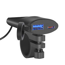 Usado, Adaptador de energia carregador USB motocicleta 12V-24V soquete à prova d'água para telefone GPS comprar usado  Enviando para Brazil