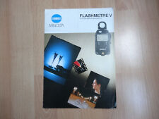 Minolta flashmetre brochure d'occasion  Le Perray-en-Yvelines