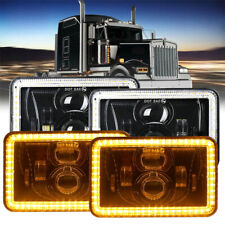 Faróis de LED 4X DOT 4x6"" para Kenworth T800 T400 T600 W900B Classic 120/132 HK comprar usado  Enviando para Brazil