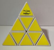 Juguete de juego vintage Tomy Pyramid Pyraminx cubo de velocidad triángulo 3D neón 1981 segunda mano  Embacar hacia Argentina