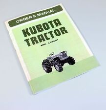 KUBOTA L225DT TRACTOR OPERATORS OWNERS/PARTS MANUAL DIESEL 3CYL 4WD D1100-A for sale  Brookfield