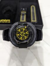 Humism Rhizome Helios Automatic Sapphire Steel Black Leather Unisex Watch  for sale  Shipping to South Africa