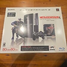 Usado, Consola Sony PlayStation 3 80 GB PS3 Metal Gear Solid 4 Paquete Sellado 2008 segunda mano  Embacar hacia Argentina