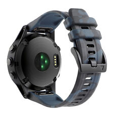 Pour Garmin Fenix 7X 26mm Bracelet de montre en silicone imprimé camouflage comprar usado  Enviando para Brazil