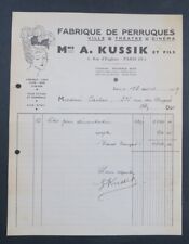 1939 kussik invoice d'occasion  Expédié en Belgium