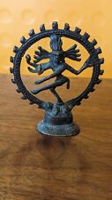 brass indian Lord Shiva as Nataraja idol statue, used for sale  Shipping to South Africa