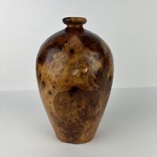 Vaso de madeira Burl feito à mão 9 polegadas comprar usado  Enviando para Brazil