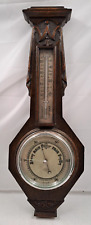 Wall barometer thermometer for sale  DARTFORD