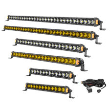 Barra de luz de trabalho LED ultra fina 6/20/30" polegadas ponto de fileira única condução offroad ATV comprar usado  Enviando para Brazil