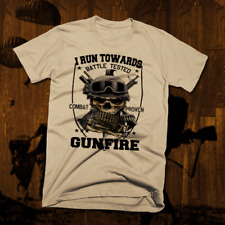 Camiseta de combate militar Infantería Grunt Asalto táctico Combate Veterano Pistola Tiro tee segunda mano  Embacar hacia Argentina