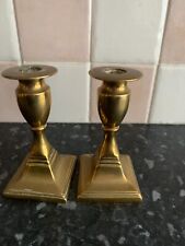 Pair brass candlesticks for sale  LYTHAM ST. ANNES