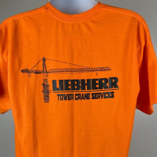 Usado, Camiseta GG Segurança Laranja Liebherr Guindaste Torre -Operadores -Ferreiros -Carpinteiros comprar usado  Enviando para Brazil