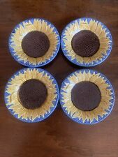 Majolica sunflower plates for sale  Minneapolis