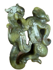 Antiguo Jade, León Lucha Águila Antigua Romana Sasánida Jade Objeto Raro, Colección segunda mano  Embacar hacia Argentina