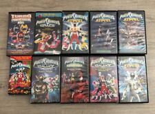 MIGHTY MORPHIN POWER RANGERS 10 Vhs Video Tapes Lot MOVIE Turbo Time Force Saban for sale  Shipping to South Africa