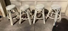 rattan mid barstools century for sale  Cleveland