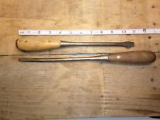 (2) Vintage Irwin "Perfect Handle" Screwdrivers  for sale  Melrose Park