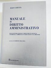 manuale diritto amministrativo casetta usato  Potenza
