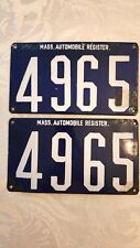 license mass plates pair for sale  Leesburg