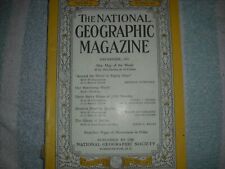 Usado, Revista National Geographic Diciembre 1951 Sin Mapa, La vuelta al mundo en 80 días segunda mano  Embacar hacia Argentina