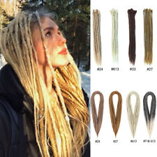 20" Handmade Double Ended Dreadlocks Extension Crochet Braids Reggae Dreads Locs, used for sale  Shipping to South Africa