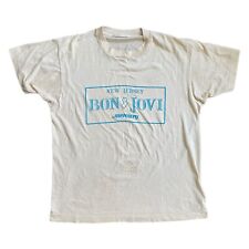 Rara Camiseta Vintage 1988 Bon Jovi Nueva Jersey Mercury Records Álbum Promoción Talla M, usado segunda mano  Embacar hacia Argentina