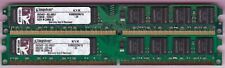 KIT RAM DESKTOP PERFIL BAIXO 2GB 2x1GB KINGSTON KVR800D2N6/1G DDR2-800 PC2-6400 comprar usado  Enviando para Brazil