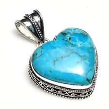 Turquoise Handmade Heart Antique Design Pendant Jewelry Wedding Gift NP 078 for sale  Shipping to South Africa