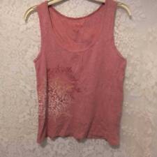 Camiseta Regata Feminina Crazy Shirts Rosa Geométrica Sem Mangas Decote Redondo Burnout Boho M comprar usado  Enviando para Brazil