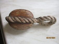 Ship wooden pulley for sale  SOUTHSEA