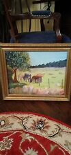 Framed oil canvas for sale  Leander