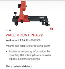 Hilti laser wall for sale  ROMFORD