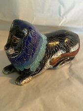 Chinese cloisonne lion. for sale  EVESHAM