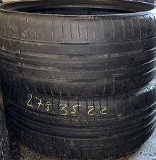 Used, X2 Matching Pair Of 275/35/22 Pirelli Pzero 104W Tyres for sale  Shipping to South Africa