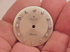 Quase em perfeito estado NOS Hamilton relógio elétrico mostrador marcadores prata obra-prima 12 diamantes comprar usado  Enviando para Brazil