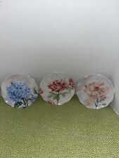 Nanette Lenore Melamine Plates Set Of 3 , Floral Roses , Spring, 6”, Cottagecore for sale  Shipping to South Africa