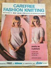 Vintage knitting pattern for sale  WADHURST