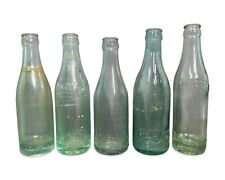 Lot (5) Antique COCA-COLA Smooth Side PEPSI BOTTLES Charlottesville VA, AL, FL for sale  Shipping to South Africa