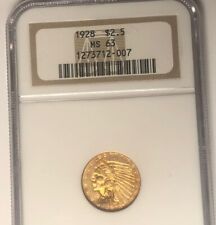 1928 2.50 gold for sale  Birmingham