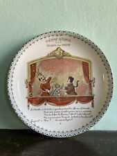 Ancienne assiette theatre d'occasion  Saint-Sever