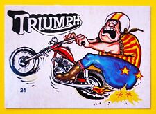 1971 Odd Rods TODAS AS ESTRELAS. #24 "Triumph Motorcycle" em estado perfeito. comprar usado  Enviando para Brazil
