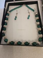 Necklace earring set for sale  NOTTINGHAM